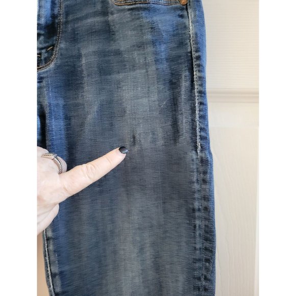 Mother The Looker Blue Jeans denim In Hello Kitty size 27 Skinny Ankle - Picture 8 of 13